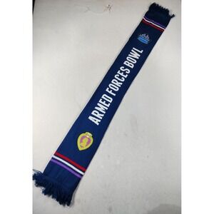 Lockheed Martin Armed Forces Bowl Knit Scarf‎ Mens One Size Blue Football
